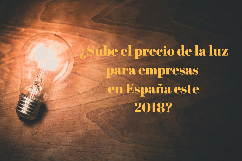 Sube el precio de la luz para empresas en españa